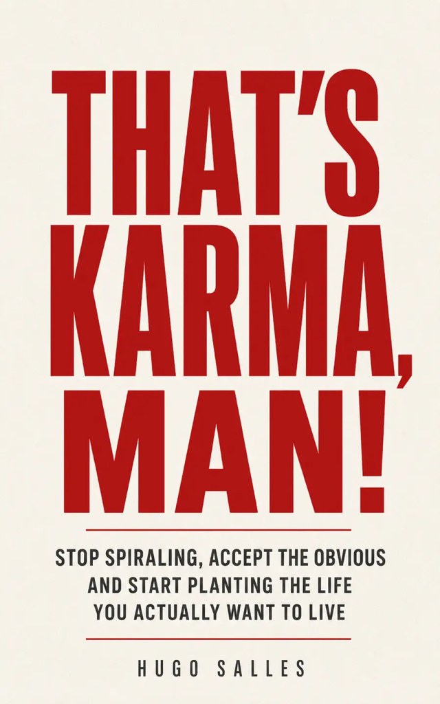 That's Karma, Man! book cover, English edition, by Hugo Salles