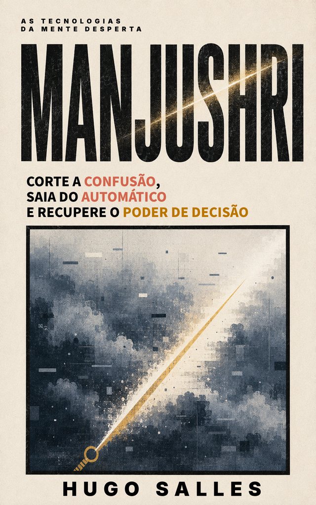 Capa do livro Manjushri, edição em português, de Hugo Salles