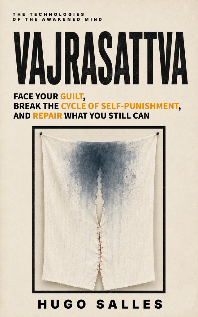 Vajrasattva book cover, English edition: The Crystal That Purifies, by Hugo Salles