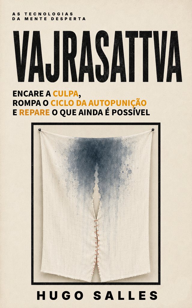 Capa do livro Vajrasattva, edição em português, de Hugo Salles